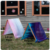 Large Wood Playroom Tent - without silk - 42" H x 48" W x 38" D