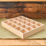 20 Compartment Box - 18.5" x 15" - Baltic Birch Plywood