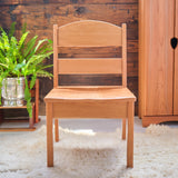 Teacher Preschool Chair - Cherry Wood - Waterbased Finish - 5-8 week for delivery - 30" H x 17 7/8" W