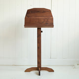 Rustic Walnut Music Stand - 28" or 40" Stem