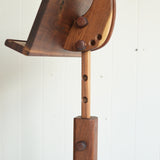 Rustic Walnut Music Stand - 28" or 40" Stem