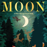 Moon: A Peek-Through Picture Book by Britta Teckentrup- Board Book