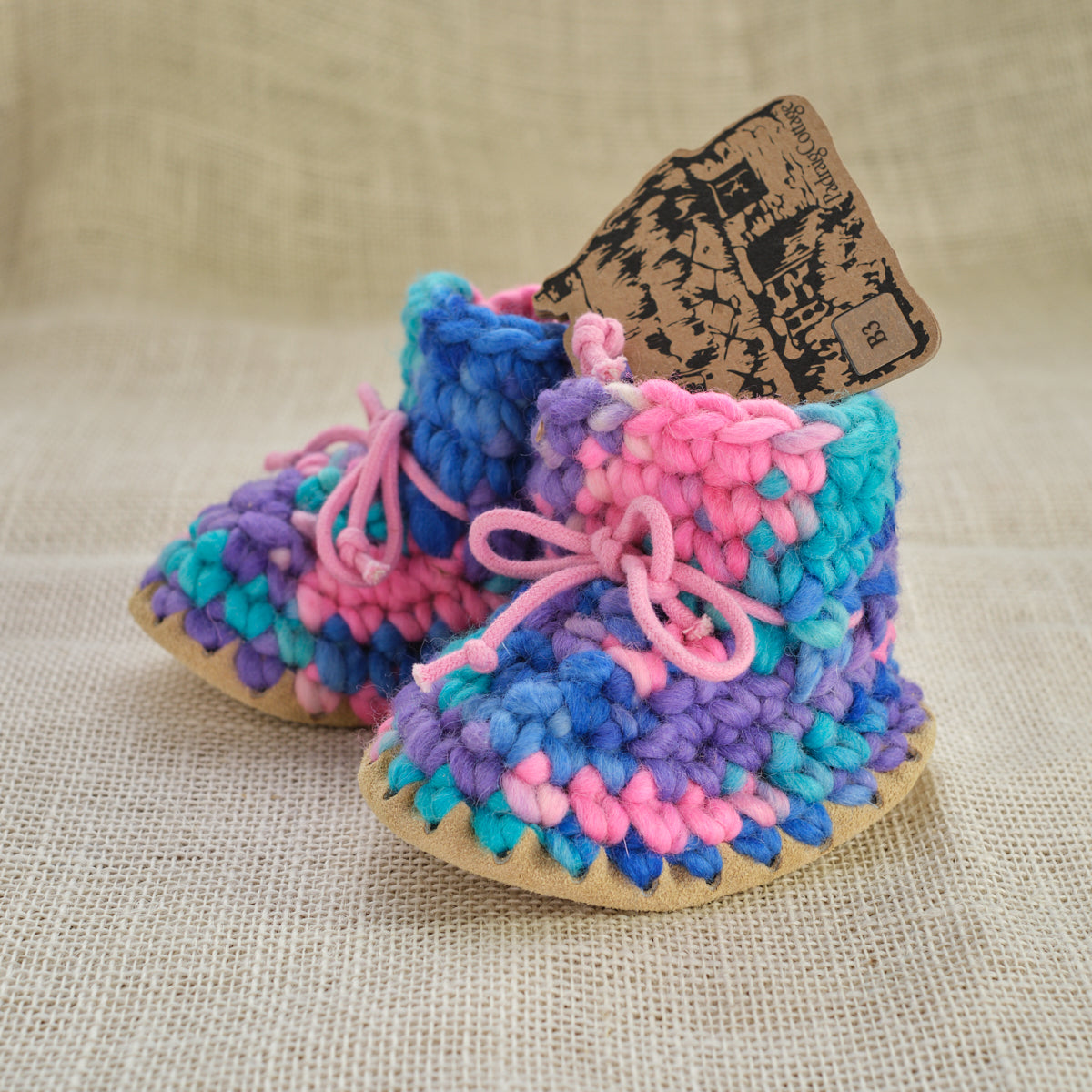 Baby Wool Slippers by Padraig Cottage