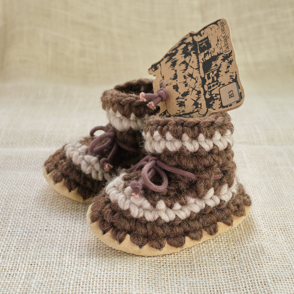 Baby Wool Slippers by Padraig Cottage