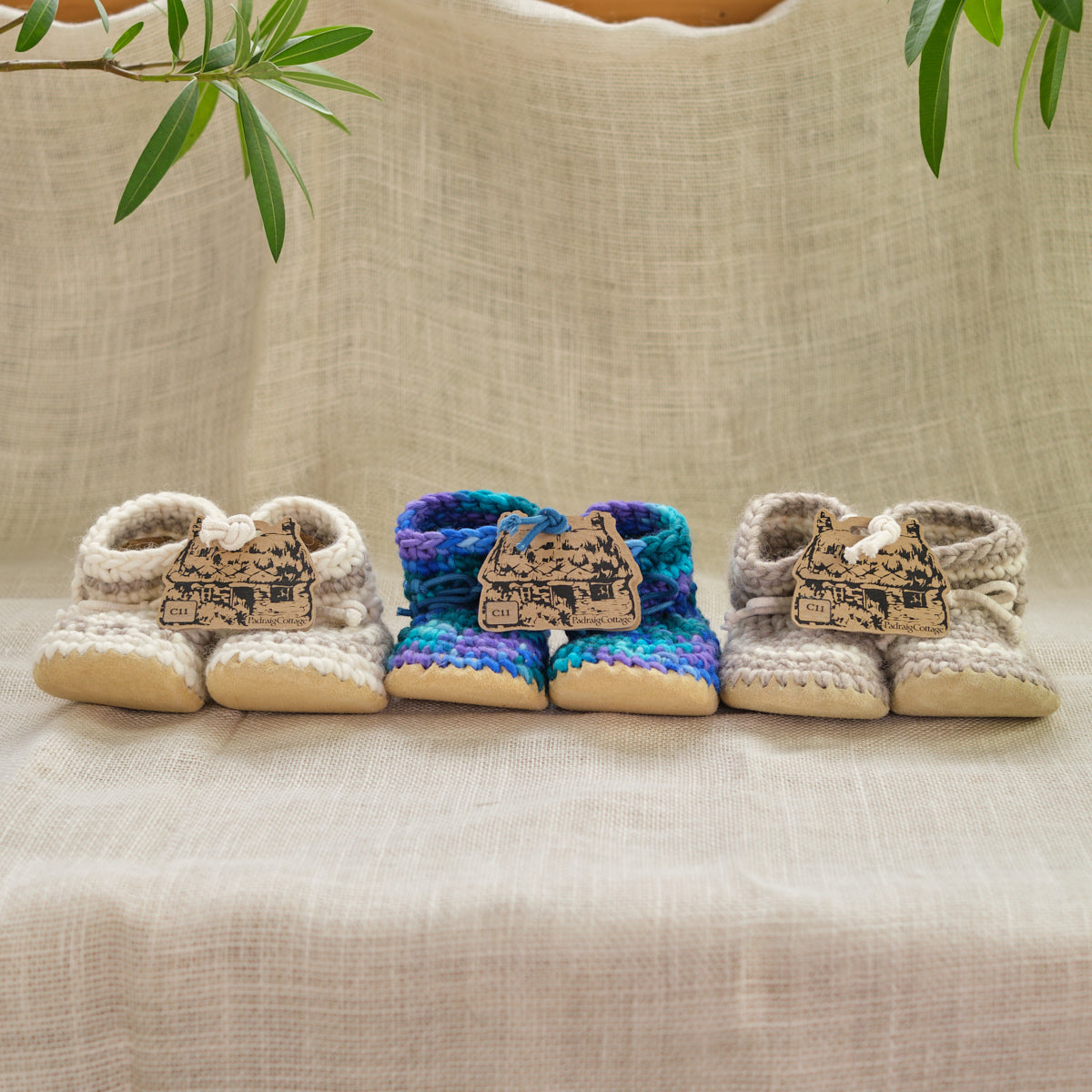 Child Wool Slippers by Padraig Cottage