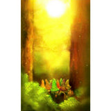 A Donsy of Gnomes Card with Envelope - 4.25" x 5.5" by Sieglinde De Francesca