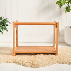 Cherry Wood Open Shelving - 2 Shelves