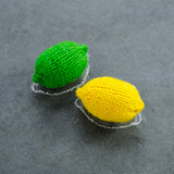 Knitted Lemon and Lime Fruit Set