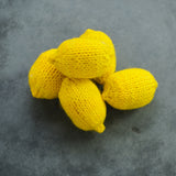 Knitted Lemon and Lime Fruit Set