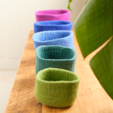 Round Felted Nesting Bowls - Set of 5