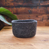 Round Felted Nesting Bowls - Earth Tones - Set of 7