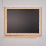 Chalkboard with Maple Wooden Sculpted Frame - 18" x 24" Board