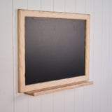 Chalkboard with Maple Wooden Sculpted Frame - 18" x 24" Board