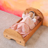 Doll Bedding Set (Mattress, Sheet and Pillow) - Fits our Doll Bed or Doll Cradle