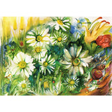 Daisies Postcard and Envelope by Sigrid Mahncke, 4-1/8" x 5-7/8"