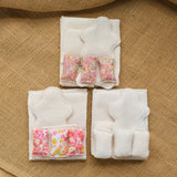 Dollhouse Accessory Set (7 pieces) Sherpa & Floral - Pink, Red or All White