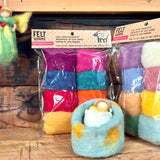 Pastel Wool Roving Pack of 8 by Dimensions