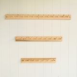 Maple Wood Coat Racks (Playroom Rack) - 18", 24", or 33.5" long
