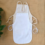 Canvas Apron, Natural or White (3-6 years)