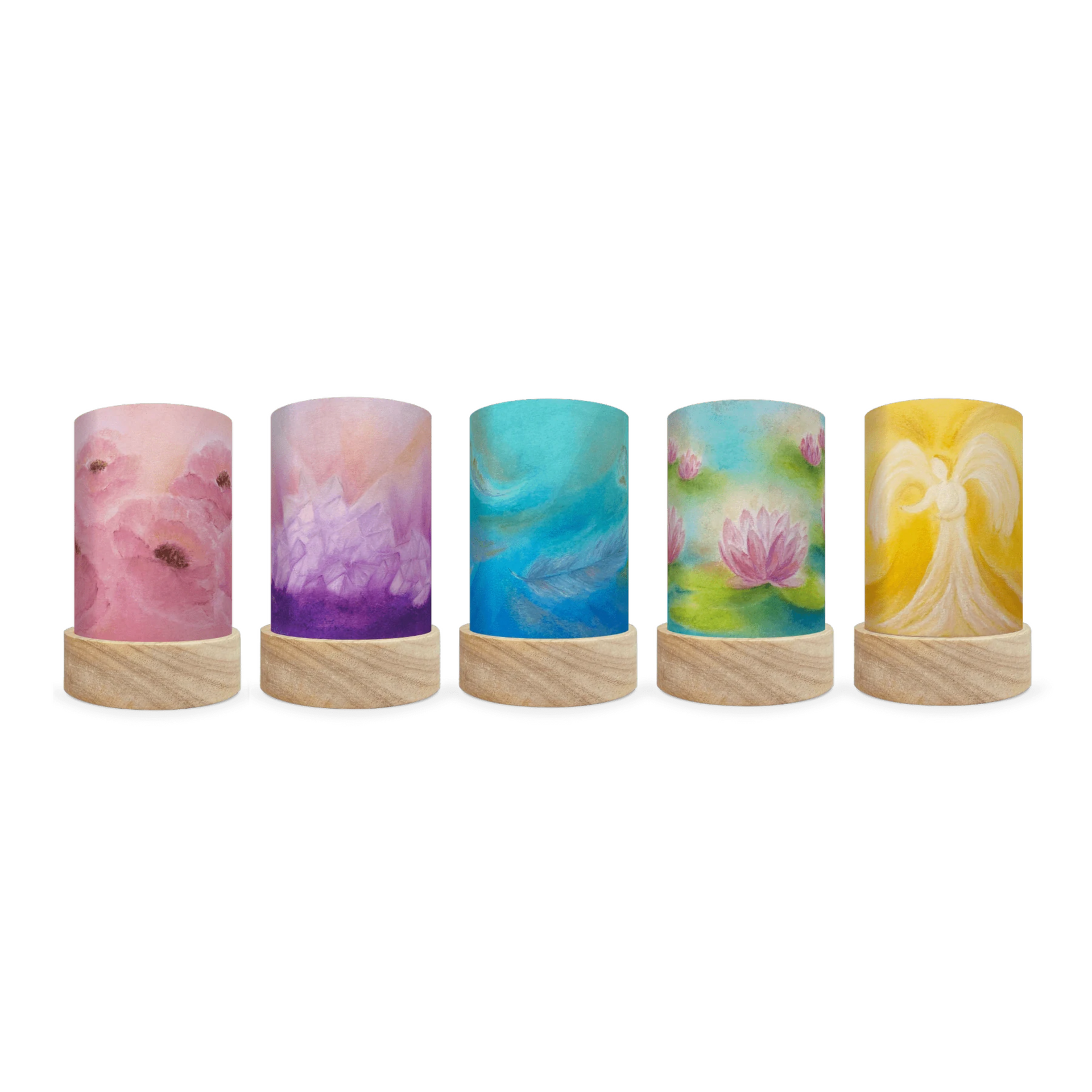 Toverlux Lantern with Seasonal Shade Artwork by Baukje Exbler
