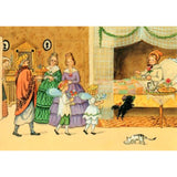 Elsa Beskow Postcard, Aunt Brown's Birthday - 4-1/8" x 5-13/16"
