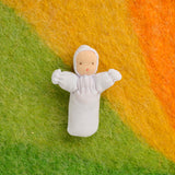 2.5" Waldorf Dollhouse Baby Doll
