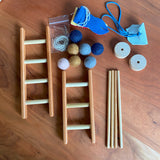 Cherry Wood Castle and Accessories