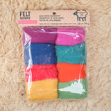 Rainbow Wool Roving Pack of 8 by Dimensions