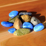 Jumbo Variety Polished Stones/Gems/Rocks - 4 Colors - 8 Stones