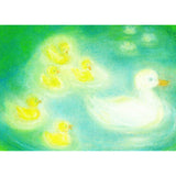 Ducks Postcard by Ruth Elsasser - 4 1/8" x 5 13/16"