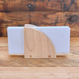 Desktop File Folder Holder - Maple Wood - 5" L x 2.5" W x 5" H