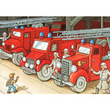 Fire Trucks, Postcard - 4 1/8" x 5 13/16"