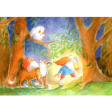 Gnomes in Forest Postcard - 4-1/8" x 5-13/16"