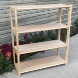 Maple Wood Open Shelving - 4 Shelves