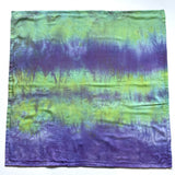 Dyed Organic Cotton Silk Flannel Blanket 38" x 38"