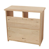 Simple Bookcase, All Maple Wood - 24" L x 11.5" W x 22.25" H