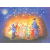 Lantern Walk Procession (St. Martin Procession), Postcard - 4-5/8" x 6-13/16"