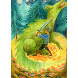 Michaelmas Postcard by Ilona Bock - 4-1/8" x 5-13/16" - St. Michael
