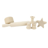 Wooden Play Dough Accessory Set