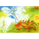 George Slays the Dragon, Postcard - 4-5/8" x 6-13/16"