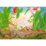 Lost Marble with Ants, Postcard - 5-7/8" x 4-1/8"