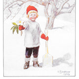 Elsa Beskow Postcard, Set of 12 Months in Swedish - 4-1/8" x 5-13/16"