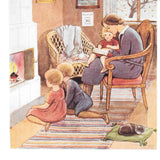 Elsa Beskow Postcard, Set of 12 Months in Swedish - 4-1/8" x 5-13/16"