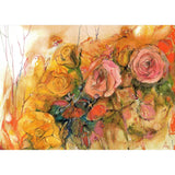 Rose Elves Postcard and Envelope by Sigrid Mahncke, 4-1/8" x 5-7/8"