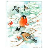Snow Birds, Postcard - 4-1/8" x 5-7/8"