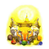 Teasel & Tweed Card with Envelope - 4.25" x 5.5" by Sieglinde De Francesca