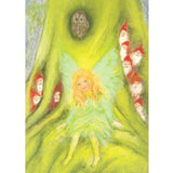Treefairy/Elf With Treegnomes, Postcard - 4-5/8" x 6-13/16"