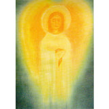 Yellow Angel Postcard by Ruth Elsasser - 4 1/8" x 5 13/16"