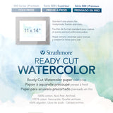 Watercolor Paper - Ready Cut by Strathmore 140 lb. - 6 sheets - 11" x 14"