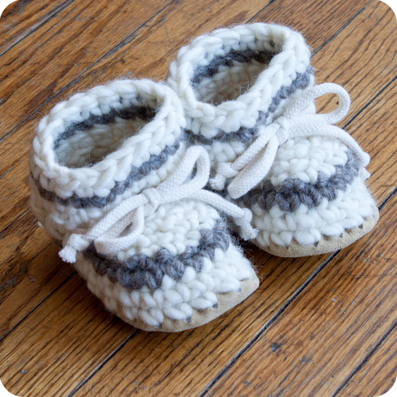 Baby Wool Slippers by Padraig Cottage